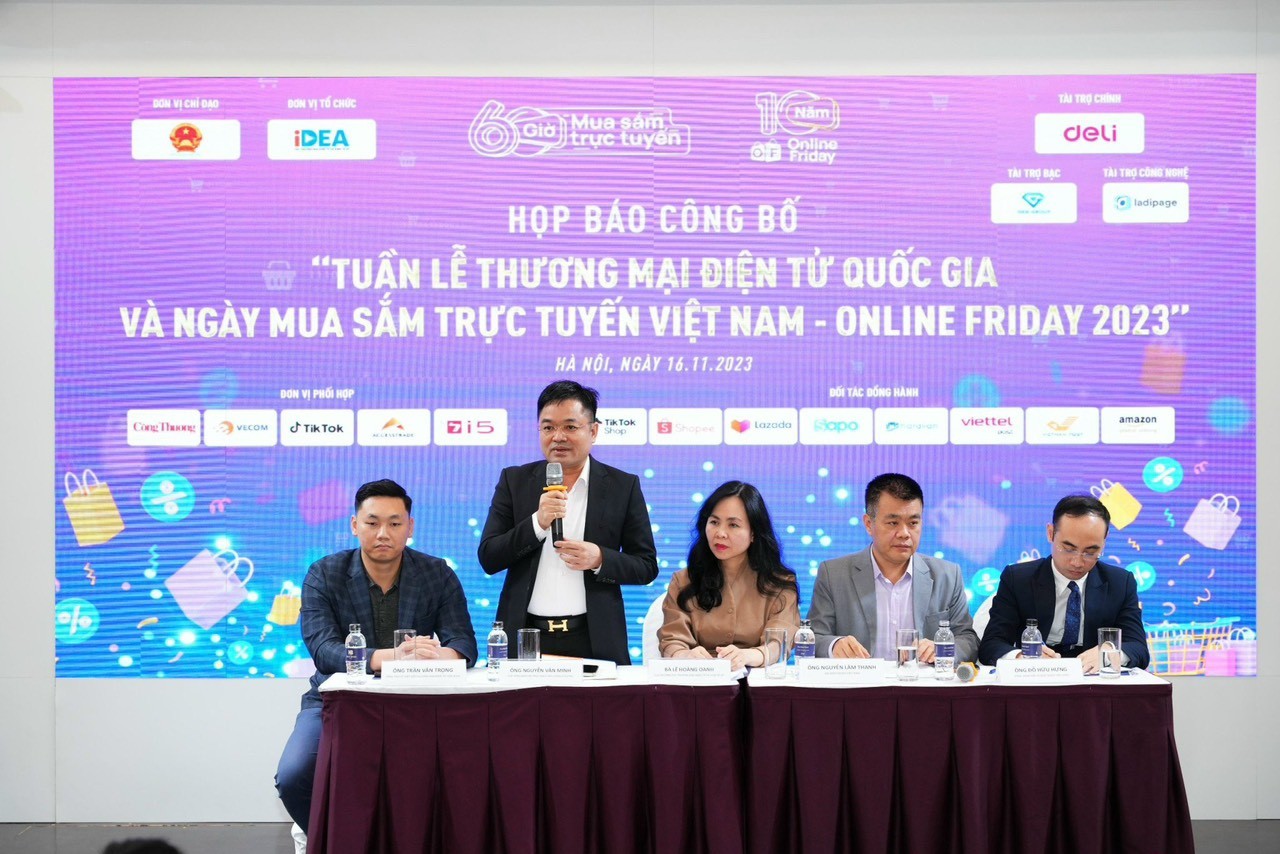Ngày mua sắm trực tuyến Việt Nam - Online Friday 2023 thu hút nhiều sàn thương mại điện tử lớn