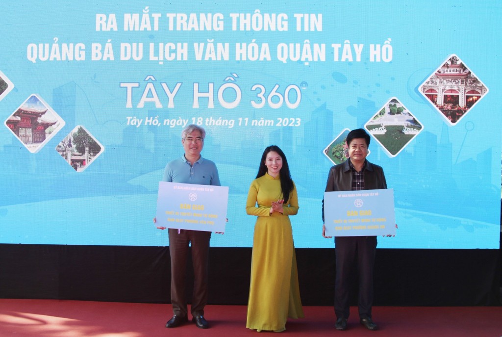 Quận Tây Hồ ra mắt Trang thông tin quảng bá du lịch, văn hóa "Tây Hồ 360"