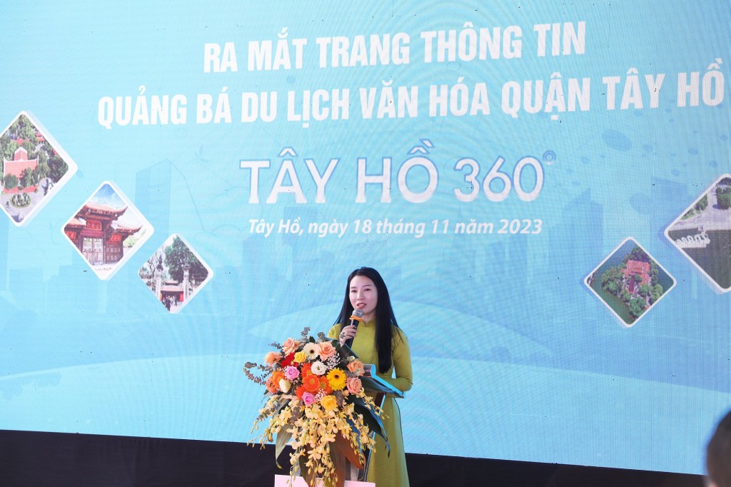 Quận Tây Hồ ra mắt Trang thông tin quảng bá du lịch, văn hóa 