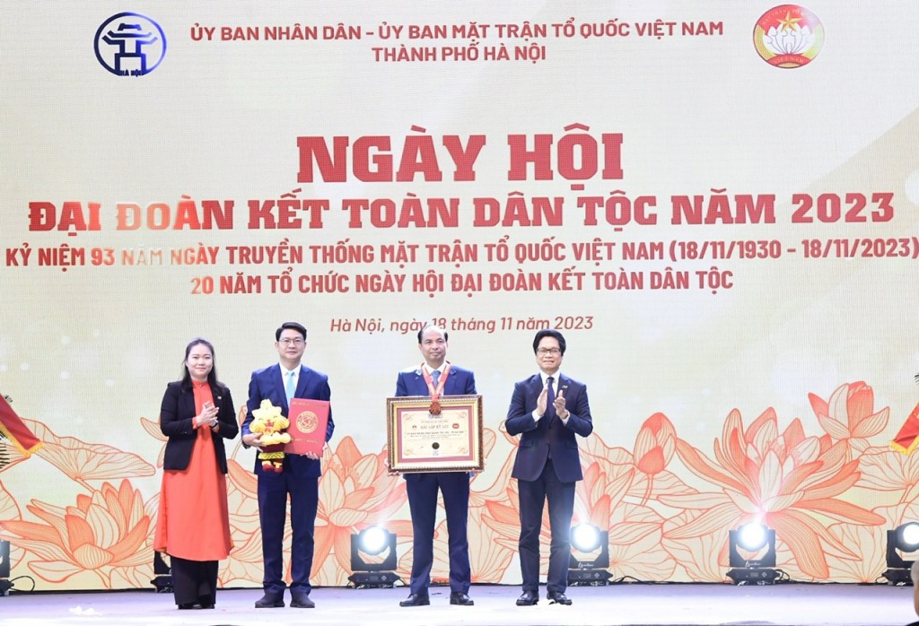 Rộn ràng Ngày hội Đại đoàn kết toàn dân tộc thành phố Hà Nội năm 2023
