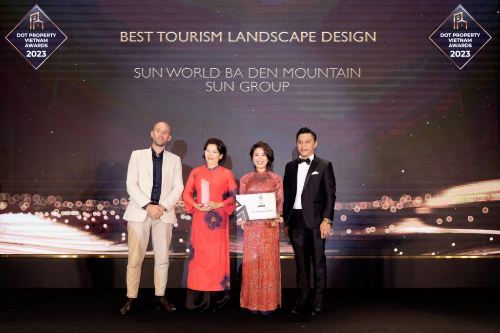 Sun World Ba Den Mountain thắng giải “Khu du lịch có thiết kế cảnh quan đẹp nhất Việt Nam 2023”