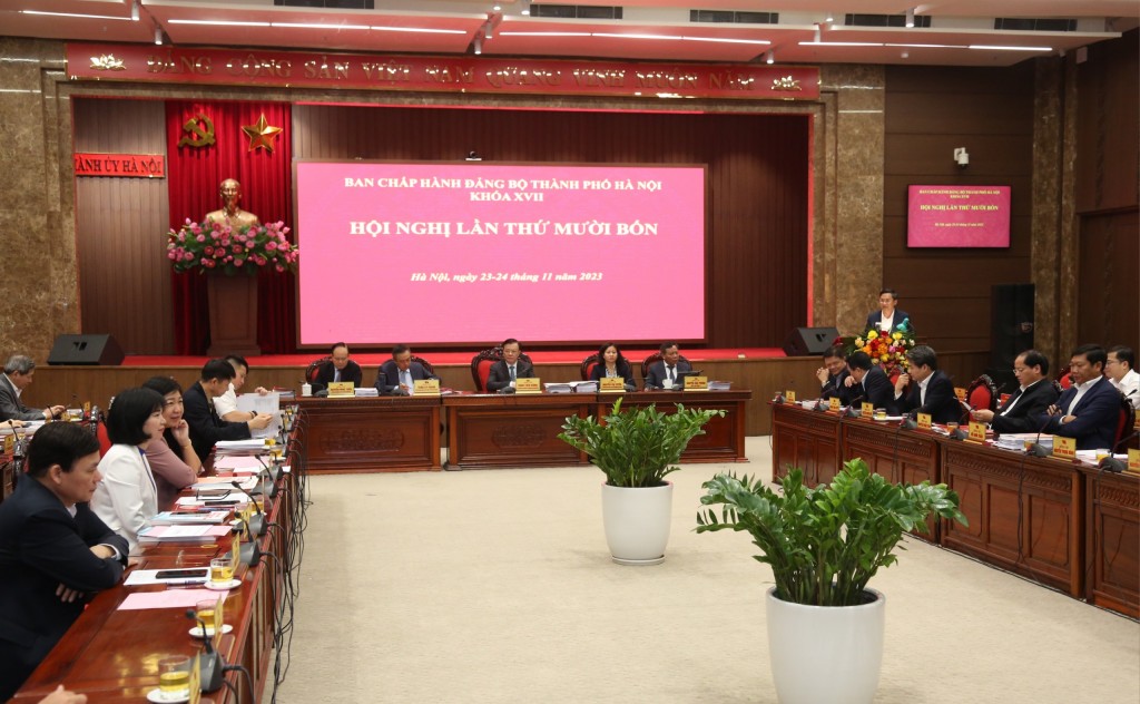 Thành ủy Hà Nội ban hành Nghị quyết Hội nghị Ban Chấp hành lần thứ 14
