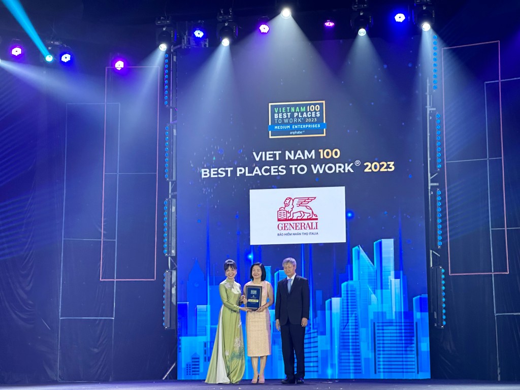 Generali Việt Nam đoạt 4 giải thưởng trong Top “Nơi làm việc tốt nhất Việt Nam 2023”