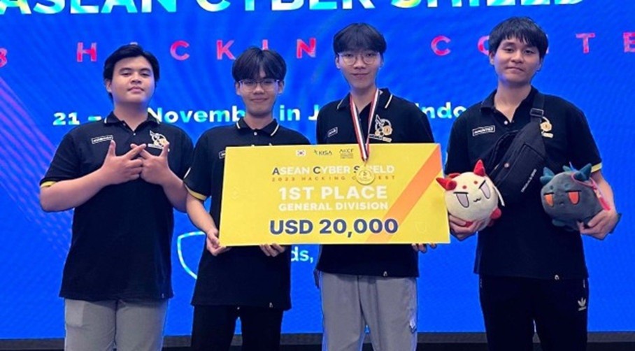 Sinh viên IT Việt Nam giành giải Nhất cuộc thi ASEAN Cyber Shield 2003