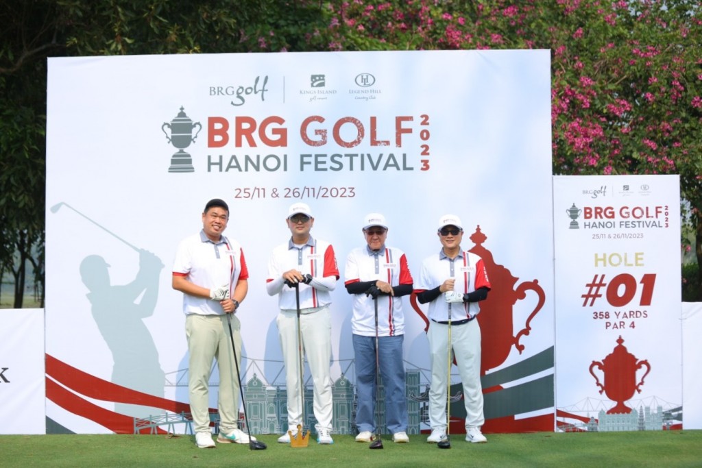 Khởi tranh sự kiện gôn thường niên 2023 BRG Golf Hanoi Festival