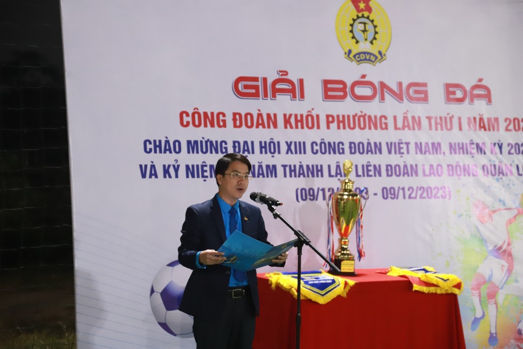 Những hình ảnh đẹp tại Giải bóng đá Công đoàn Long Biên chào mừng Đại hội XIII Công đoàn Việt Nam
