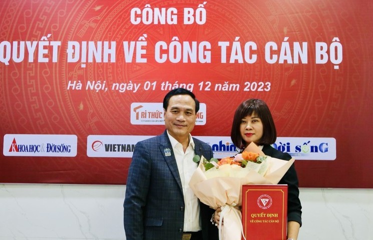 Bổ nhiệm bà Nguyễn Thị Mai Hương giữ chức Tổng Biên tập Báo Tri thức và Cuộc sống