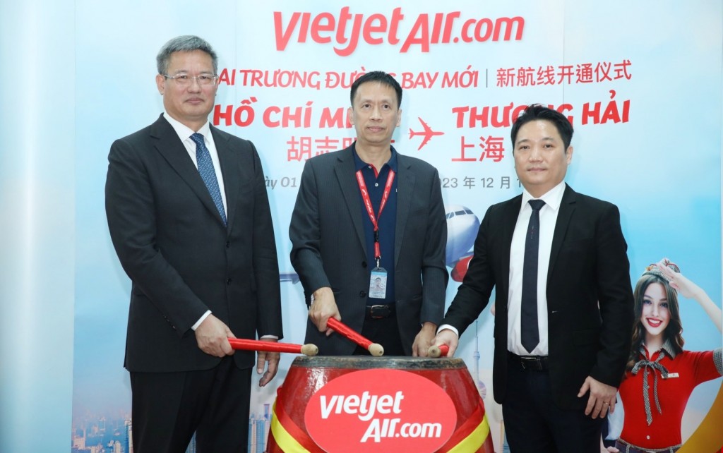 Vietjet khai trương đường bay thẳng giữa Thượng Hải và TP. Hồ Chí Minh