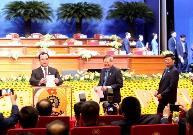 Đại hội XIII Công đoàn Việt Nam tiến hành bầu Ban Chấp hành Tổng LĐLĐ Việt Nam khóa XIII