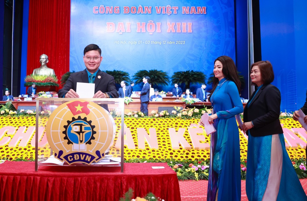 Đại hội XIII Công đoàn Việt Nam tiến hành Bầu Ban Chấp hành Tổng LĐLĐ Việt Nam khóa XIII