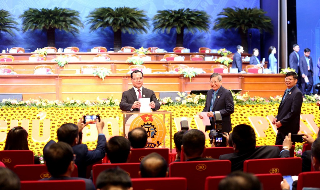 168 đồng chí trúng cử Ban Chấp hành Tổng LĐLĐ Việt Nam khóa XIII