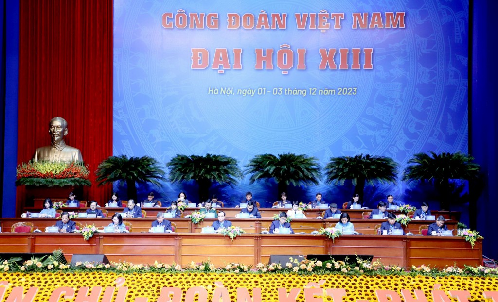 TRỰC TUYẾN: Ngày làm việc thứ 3 Đại hội XIII Công đoàn Việt Nam
