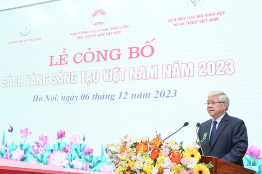Vinh danh 79 công trình tiêu biểu trong Sách vàng Sáng tạo Việt Nam năm 2023