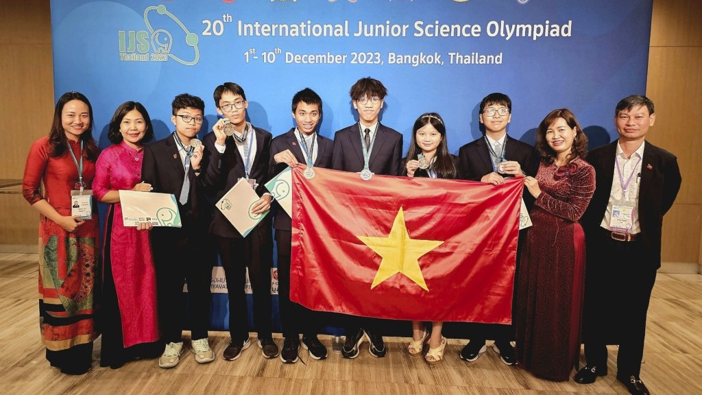 6 học sinh Hà Nội giành Huy chương tại kỳ thi Olympic khoa học trẻ quốc tế