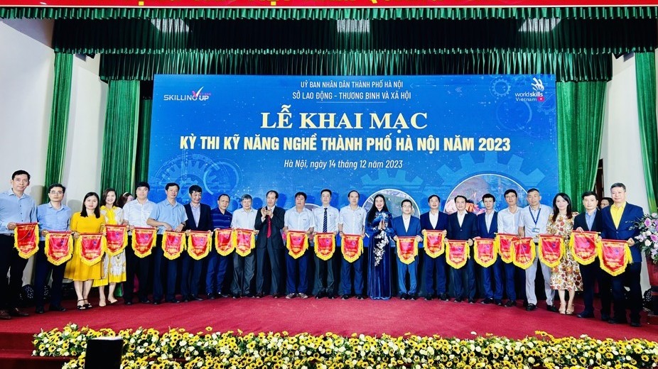 Khai mạc Kỳ thi Kỹ năng nghề thành phố Hà Nội năm 2023
