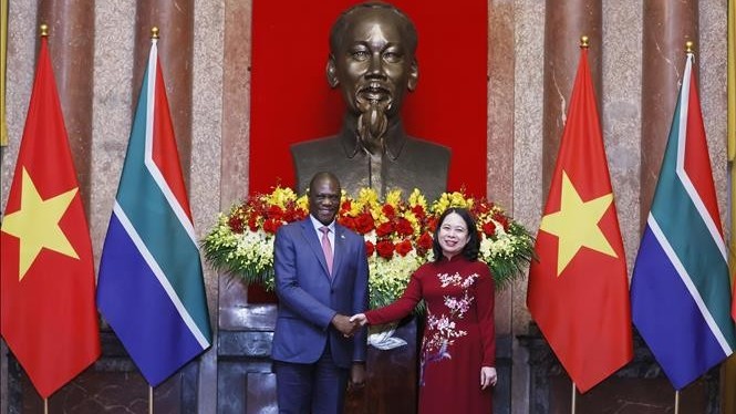 Phó Chủ tịch nước Võ Thị Ánh Xuân hội đàm với Phó Tổng thống Cộng hòa Nam Phi