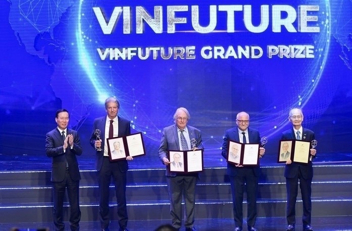 Lễ trao giải VinFuture năm 2023 Tôn vinh những công trình khoa học “chung sức toàn cầu”