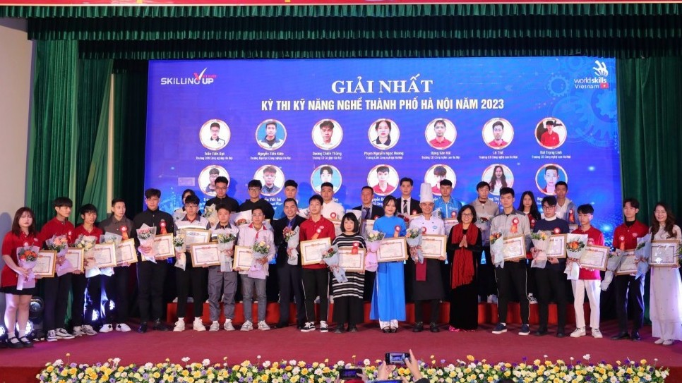 249 thí sinh đạt giải tại Kỳ thi Kỹ năng nghề thành phố Hà Nội 2023