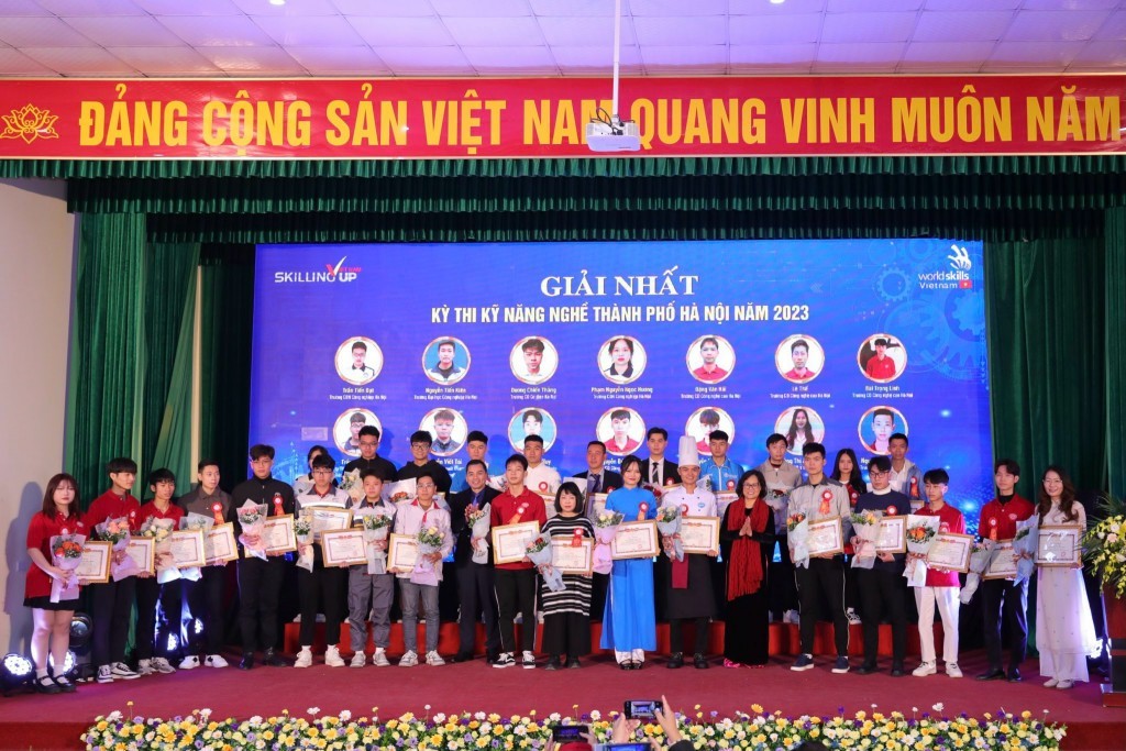 249 thí sinh đạt giải tại Kỳ thi Kỹ năng nghề thành phố Hà Nội 2023