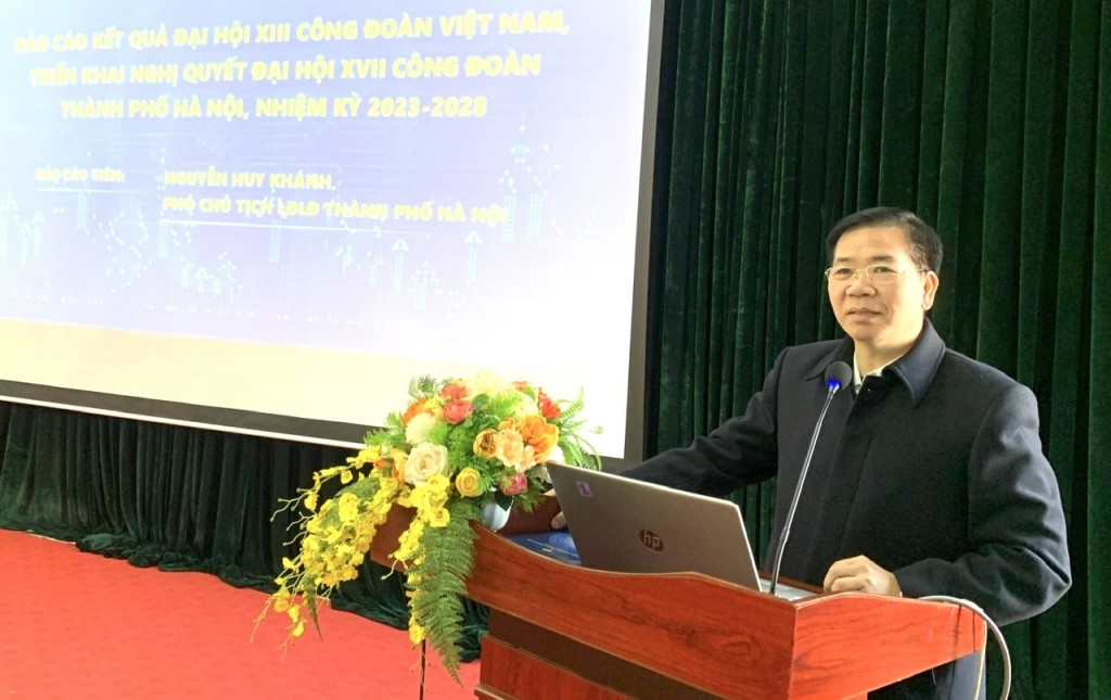 Công đoàn các KCN&CX Hà Nội quán triệt nghị quyết Đại hội Công đoàn Thành phố và Công đoàn Việt Nam nhiệm kỳ 2023-2028