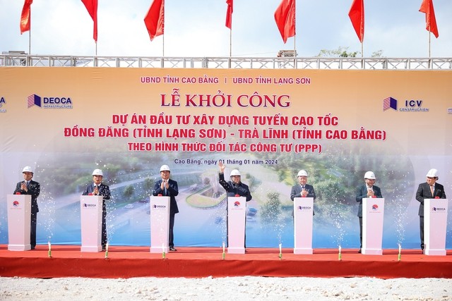 Thủ tướng phát lệnh khởi công tuyến cao tốc 14.000 tỷ đồng Đồng Đăng - Trà Lĩnh