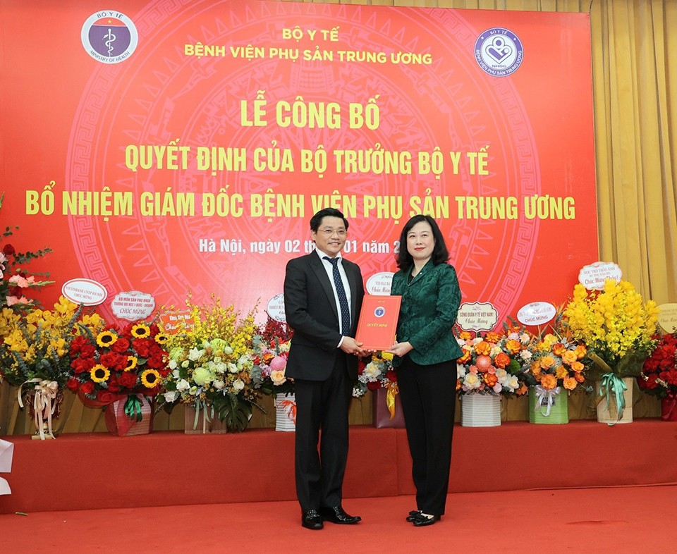 Bổ nhiệm GS.TS Nguyễn Duy Ánh làm Giám đốc Bệnh viện Phụ sản Trung ương