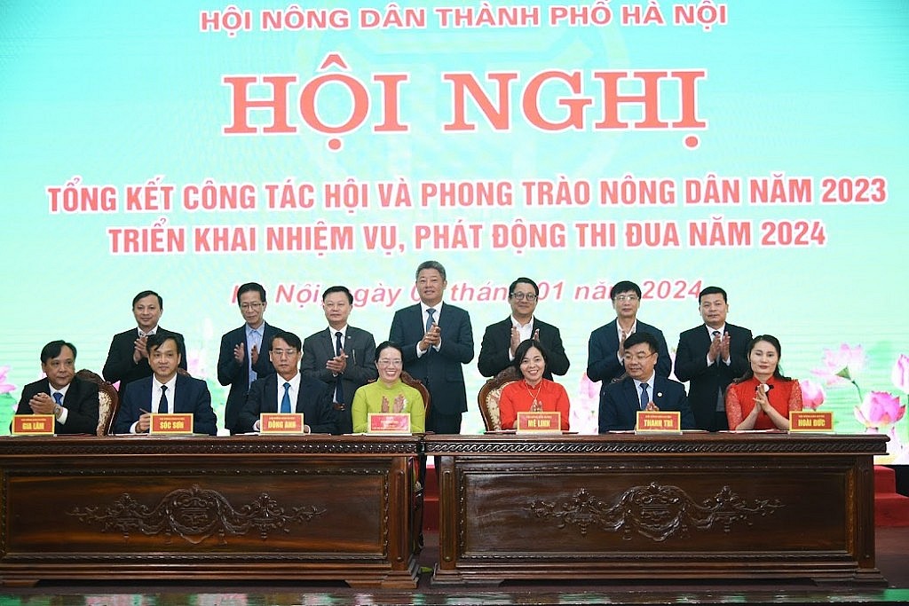 Hội Nông dân thành phố Hà Nội: Tổ chức Hội nghị tổng kết công tác Hội và phong trào nông dân năm 2023