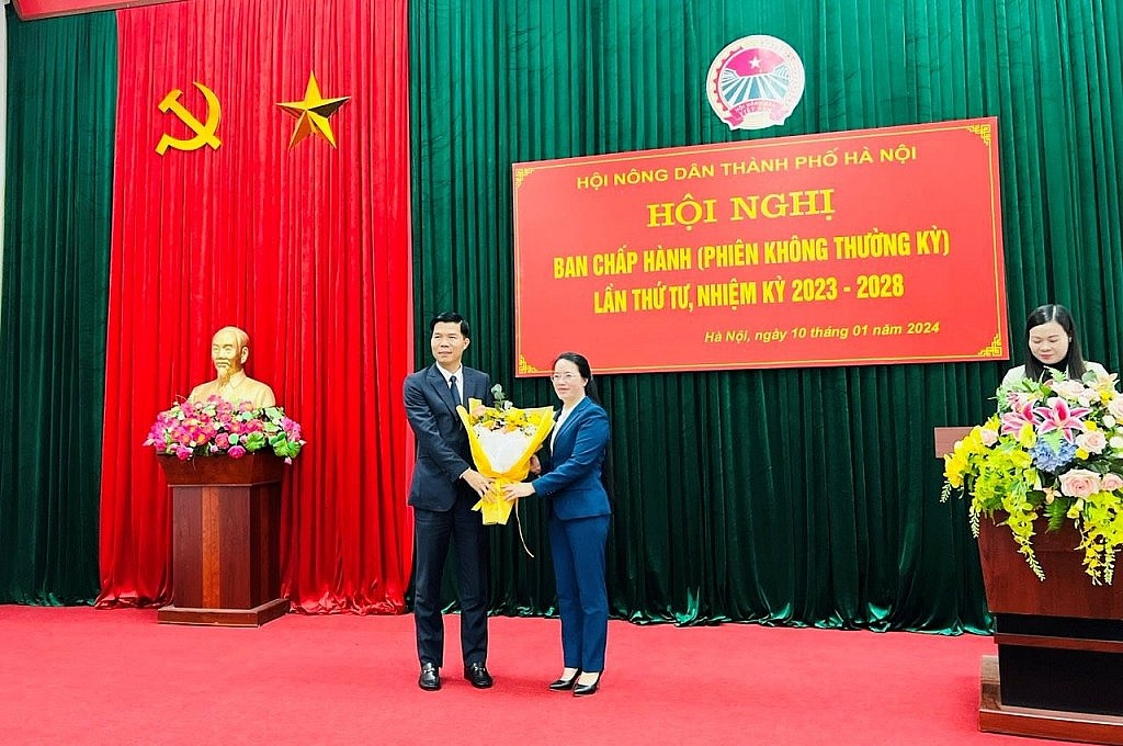Hội Nông dân thành phố Hà Nội có tân Phó Chủ tịch