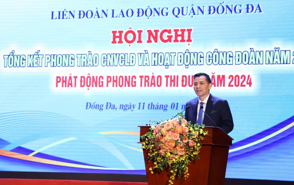 LĐLĐ quận Đống Đa vinh dự nhận Cơ thi đua xuất sắc của Tổng LĐLĐ Việt Nam