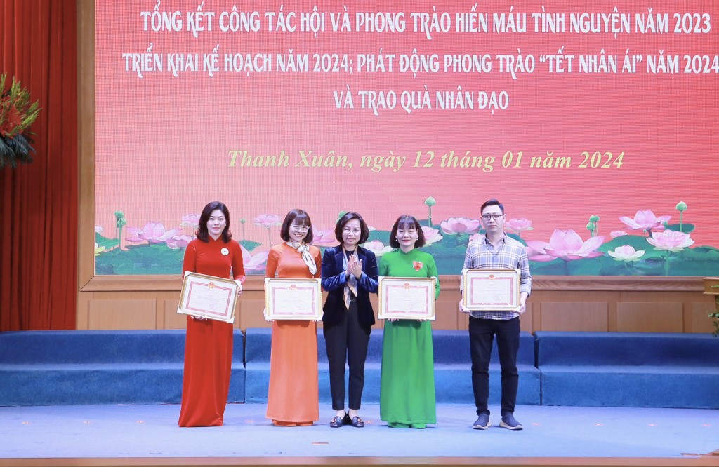 Quận Thanh Xuân phát động phong trào “Tết Nhân ái” xuân Giáp Thìn