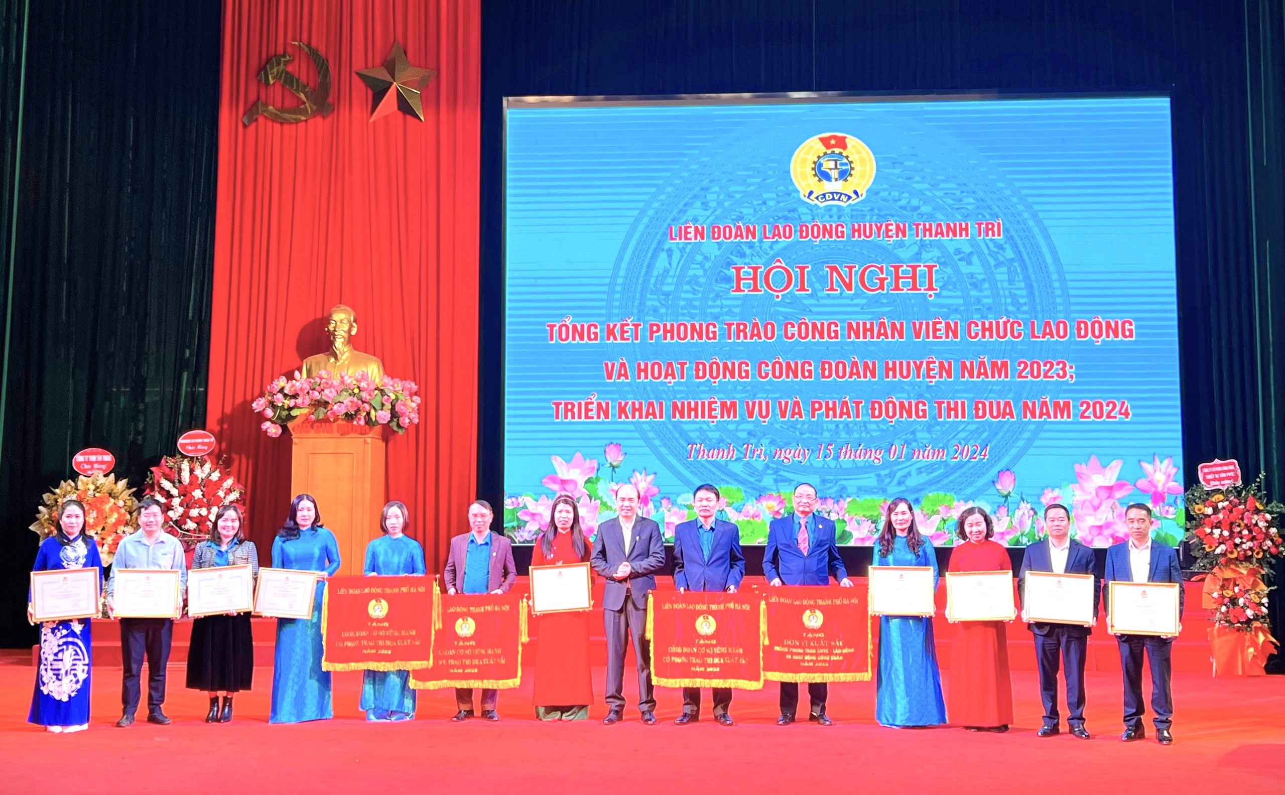 Công đoàn huyện Thanh Trì đóng góp quan trọng vào sự phát triển của địa phương