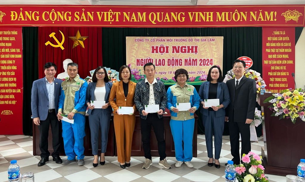 Hội nghị người lao động Công ty cổ phần Môi trường đô thị Gia Lâm năm 2024