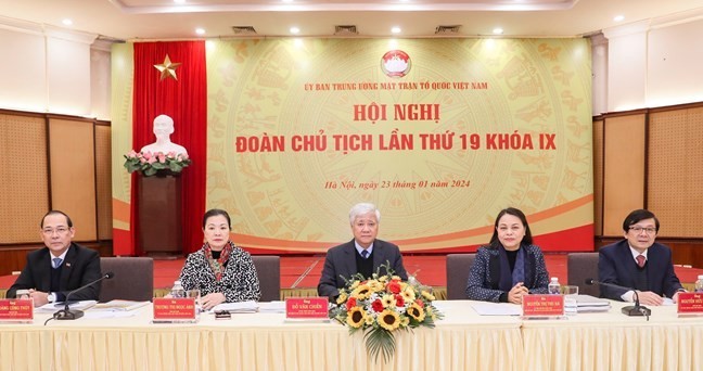Hội nghị Đoàn Chủ tịch Ủy ban Trung ương MTTQ Việt Nam lần thứ 19, khóa IX, nhiệm kỳ 2019 - 2024