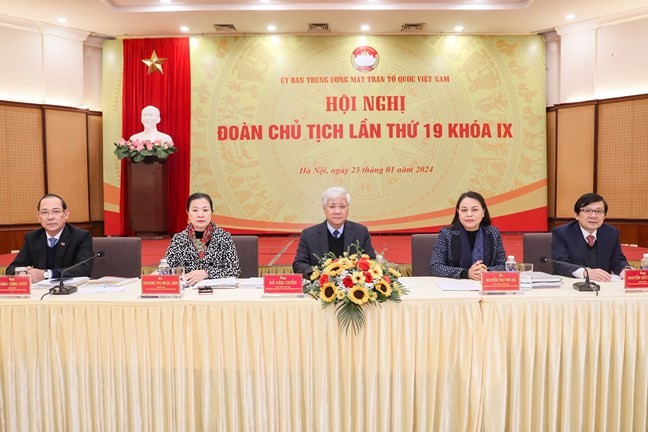 Hội nghị Đoàn Chủ tịch Ủy ban Trung ương MTTQ Việt Nam lần thứ 19, khóa IX, nhiệm kỳ 2019 - 2024