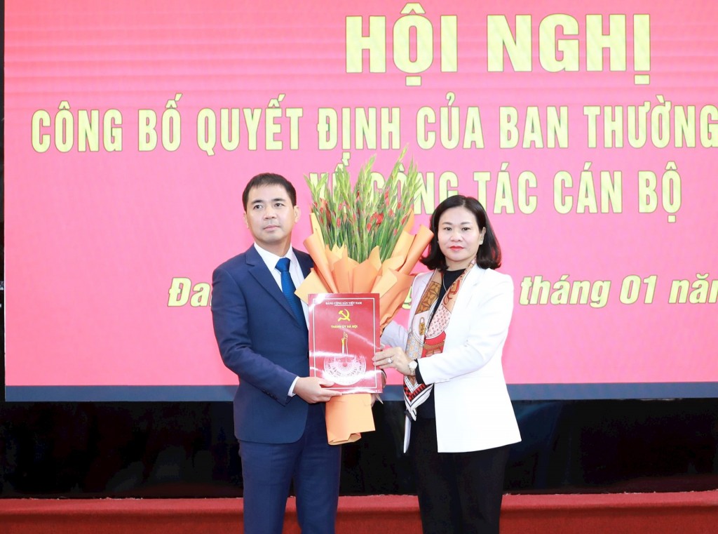 Công bố Quyết định của Ban Thường vụ Thành ủy Hà Nội về công tác cán bộ