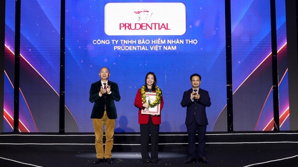 Prudential vinh dự nằm trong Bảng xếp hạng Top 50 Doanh nghiệp xuất sắc Việt Nam 2023