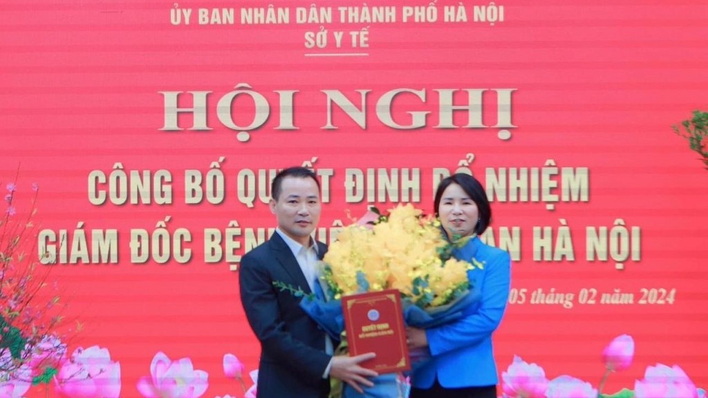 Tiến sĩ Mai Trọng Hưng được bổ nhiệm làm Giám đốc Bệnh viện Phụ sản Hà Nội