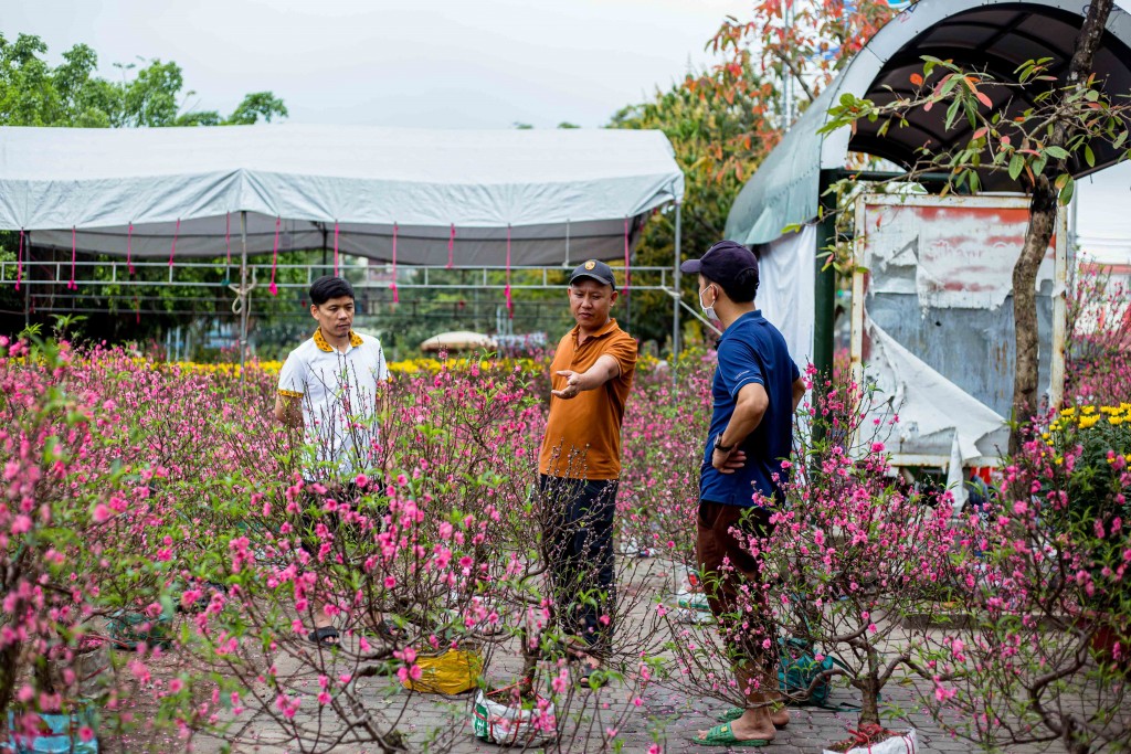 Chợ hoa xuân Quảng Bình tấp nập những ngày cận Tết