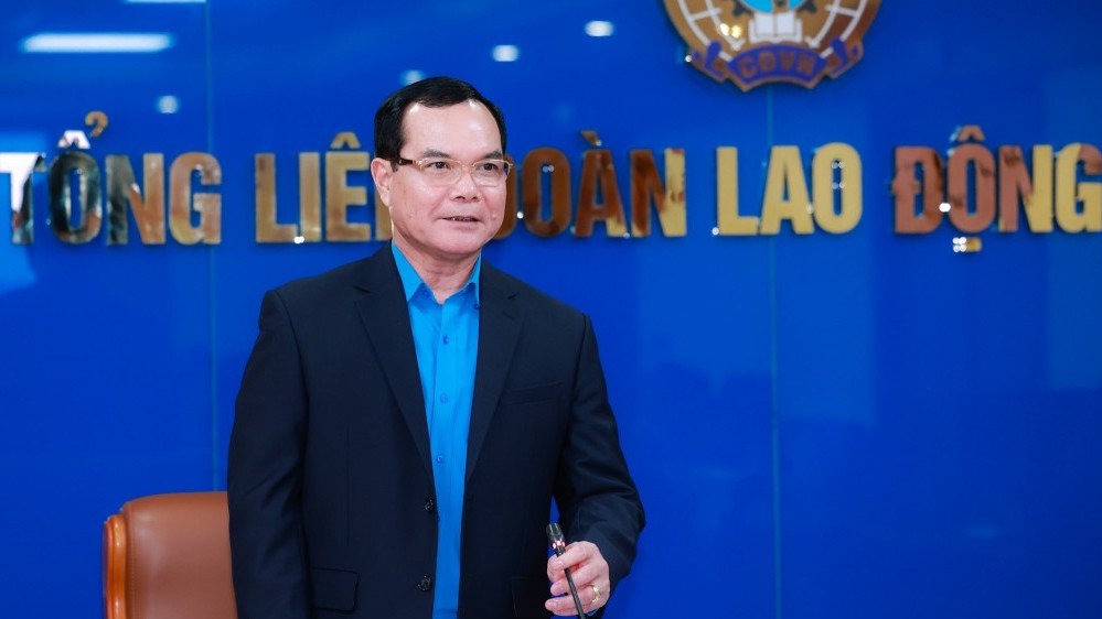 Thư chúc mừng Xuân Giáp Thìn 2024 của Chủ tịch Tổng Liên đoàn Lao động Việt Nam Nguyễn Đình Khang