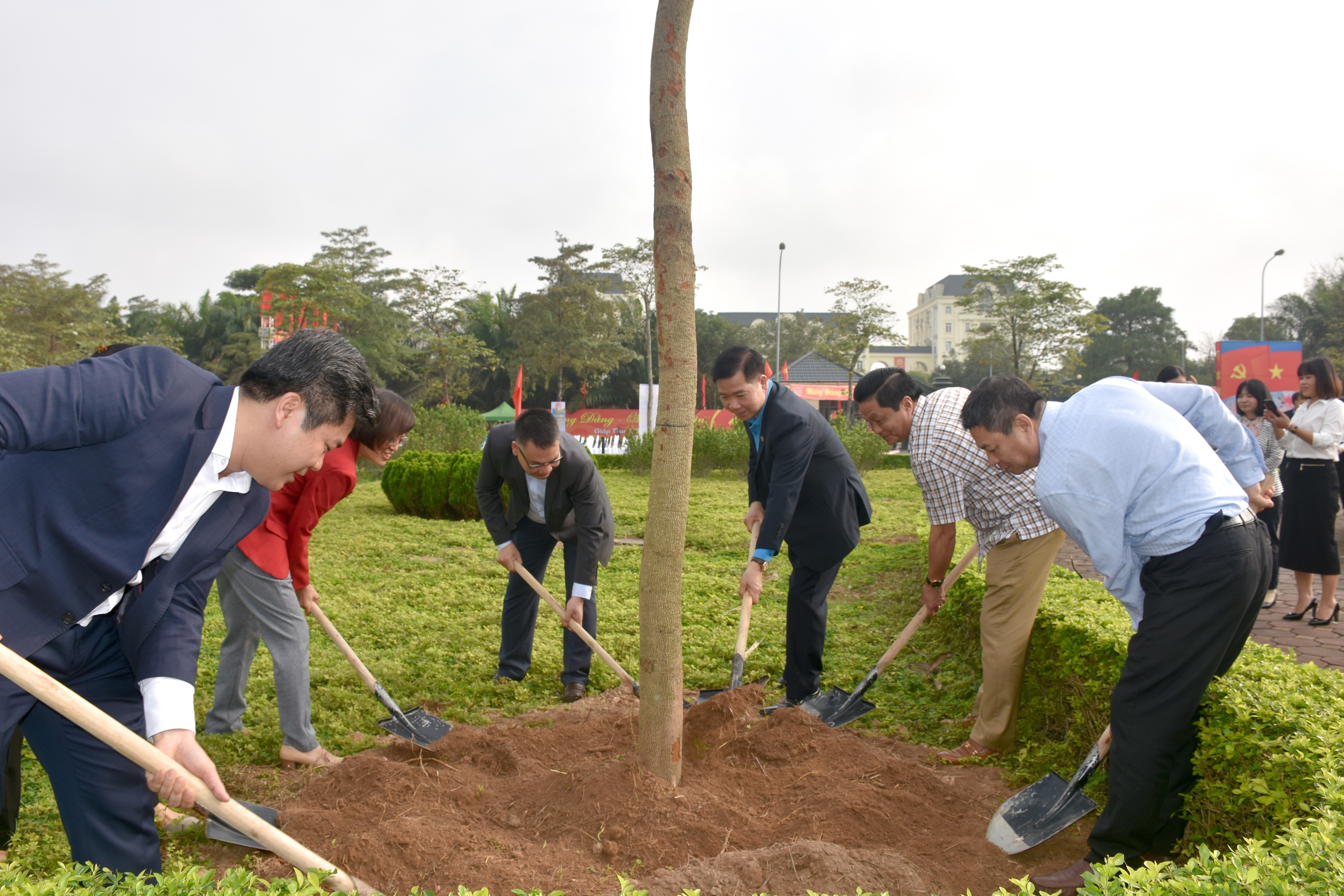 Mê Linh: Phấn đấu trồng mới 26.000 cây xanh