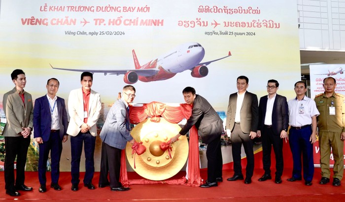 Khai trương đường bay kết nối Viêng Chăn, Lào với TP.HCM ngay đầu Xuân mới
