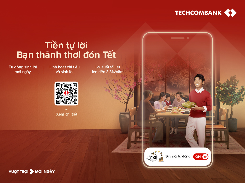 Techcombank ra mắt tính năng mới: Bật để “tiền tự sinh lời” - Ảnh 2.