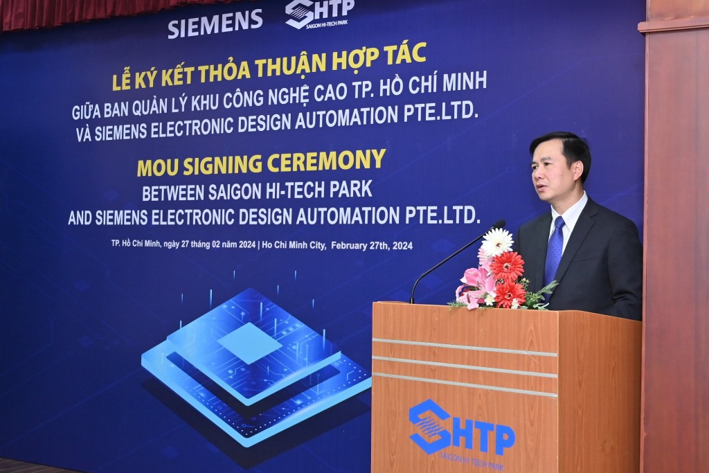 Khu Công nghệ cao TP.HCM và Siemens hợp tác đào tạo nhân lực vi mạch bán dẫn