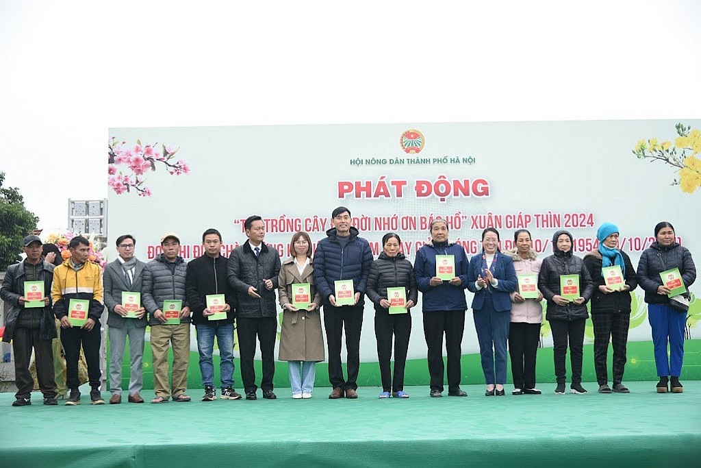 Hội Nông dân thành phố Hà Nội phấn đấu trồng thêm 30.000 cây xanh