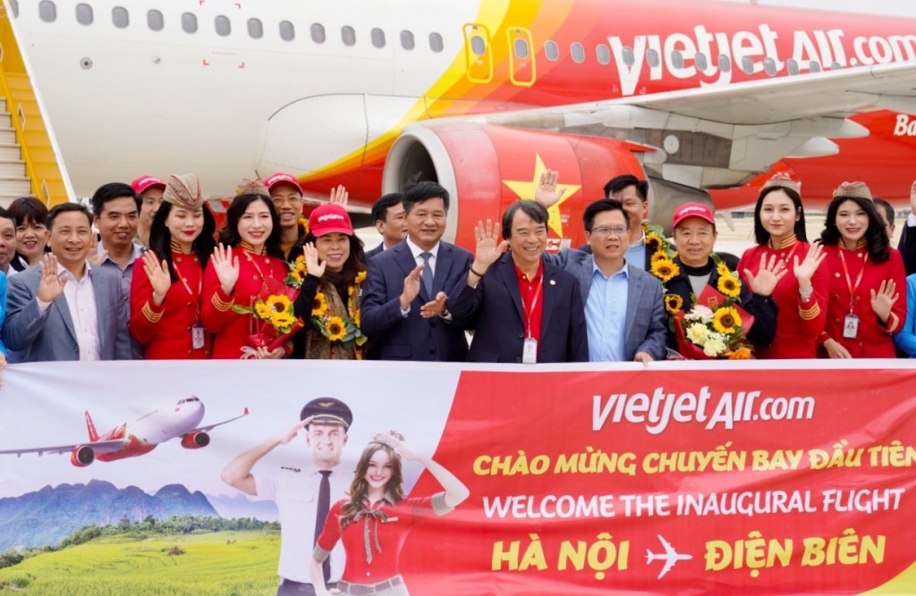 Vietjet khai trương đường bay thứ hai đến Điện Biên mừng 70 năm chiến thắng Điện Biên Phủ