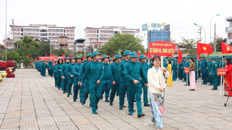 Nâng cao chất lượng toàn diện của lực lượng vũ trang huyện Gia Lâm