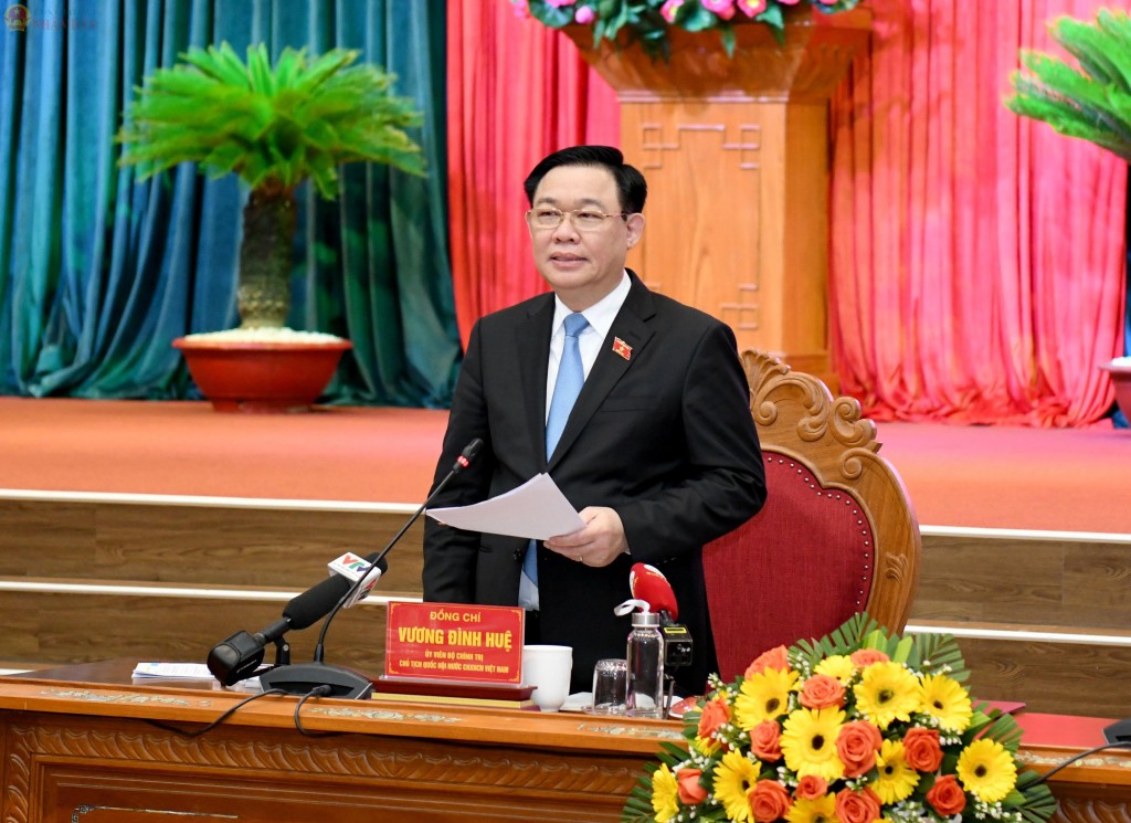 Chủ tịch Quốc hội: Bình Định phải huy động mọi nguồn lực để thúc đẩy 5 trụ cột tăng trưởng