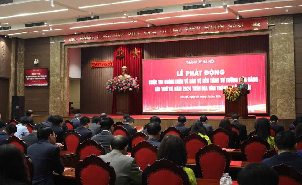 Phát động Cuộc thi chính luận về bảo vệ nền tảng tư tưởng của Đảng trên địa bàn Hà Nội