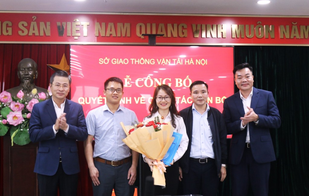 Sở GTVT Hà Nội công bố Quyết định bổ nhiệm về công tác cán bộ