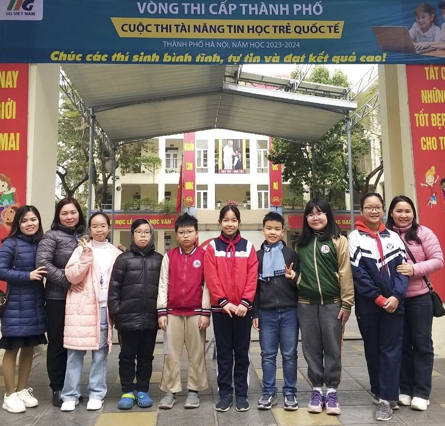 Học sinh quận Ba Đình tham dự Cuộc thi Tài năng Tin học trẻ quốc tế vòng thành phố